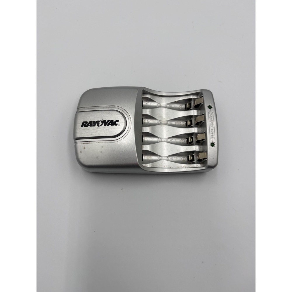 Rayovac Battery Charger Unisex OS Silver PS32 Ni-MH AA AAA Wall Plug In Charger